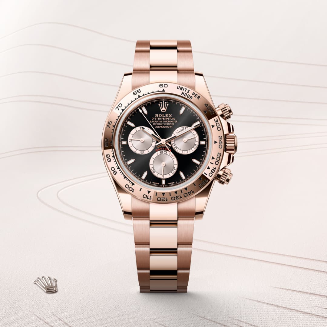 Cioccolato Rolex Daytona Oro Rosa Cinturino Gomma Cosmograph