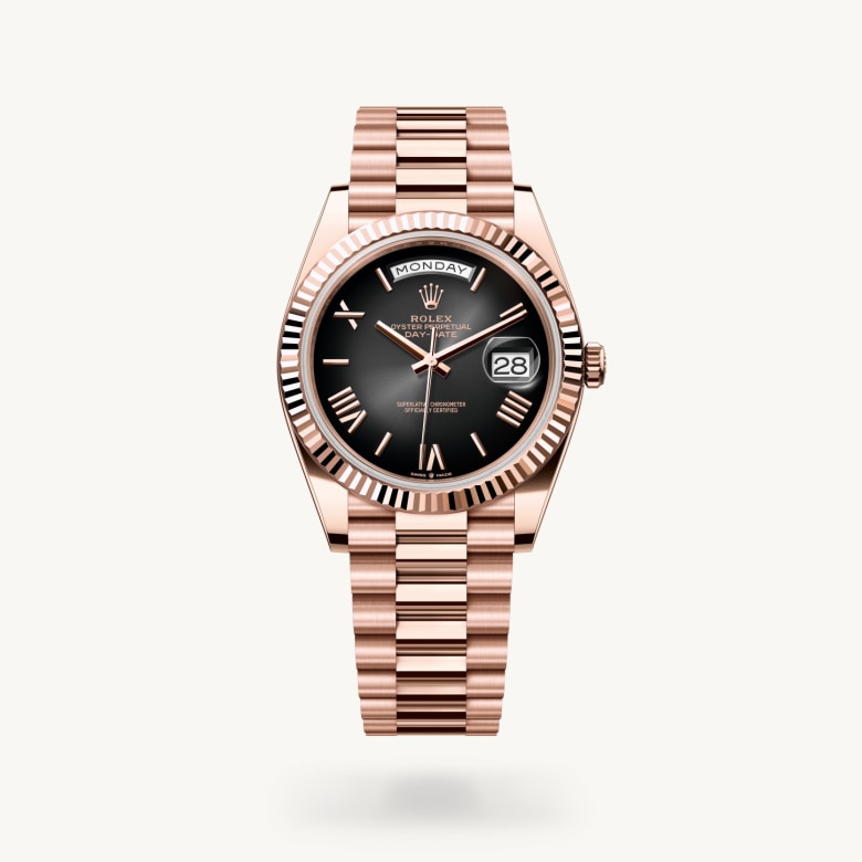 Rolex Day-Date 40 in Everose 18ct Gold, M228235-0055