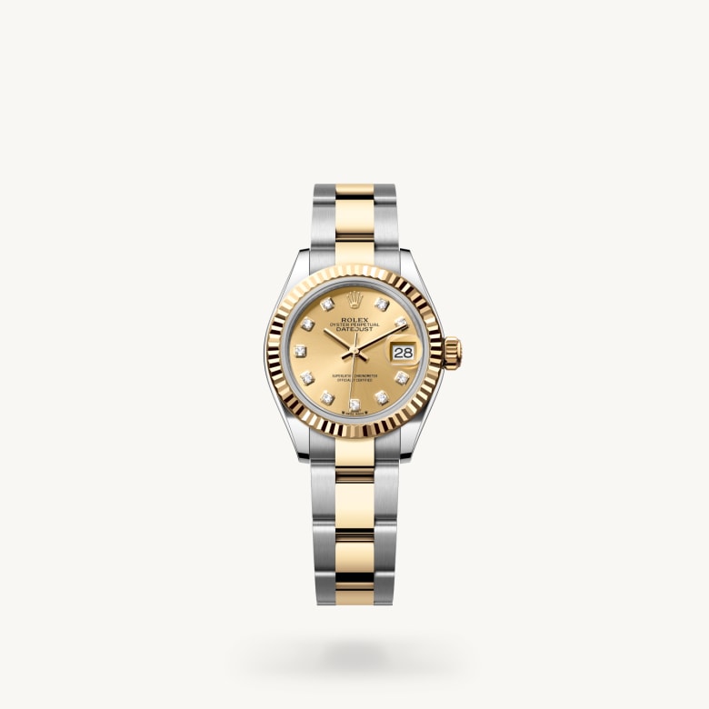 Rolex Lady-Datejust in Rolesor giallo (combinazione di acciaio Oystersteel  e oro giallo), M279173-0012
