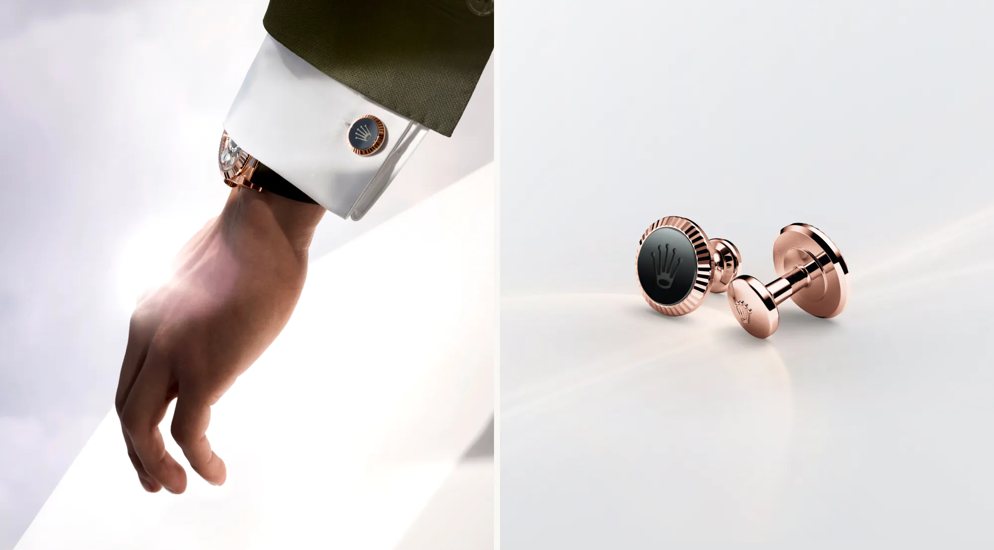 Gemelli “Zigrinatura” Rolex